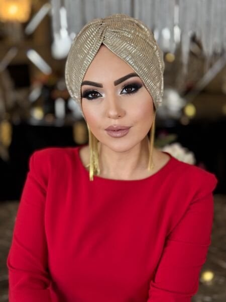 ALTIN SARISI JANJANLI DÖKÜMLÜ DÜĞÜM BONE