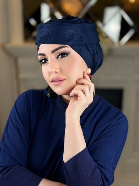 LACİVERT MADAM ŞAPKA BONE