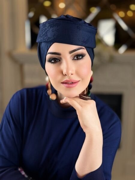 LACİVERT MADAM ŞAPKA BONE