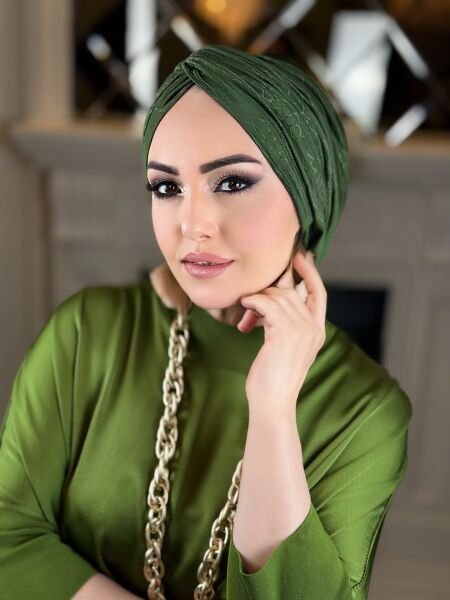 Koyu Yeşil Dökümlü Düğüm Bone