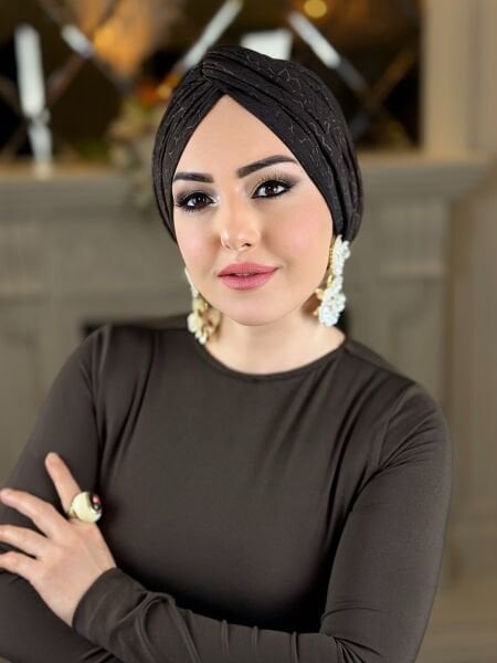 Acı Kahve Dökümlü Düğüm Bone