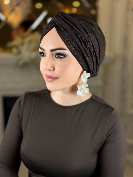 Acı Kahve Dökümlü Düğüm Bone