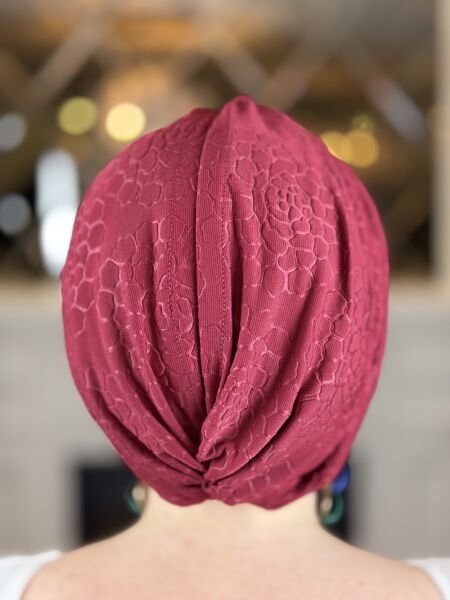 Bordo Dökümlü Düğüm Bone
