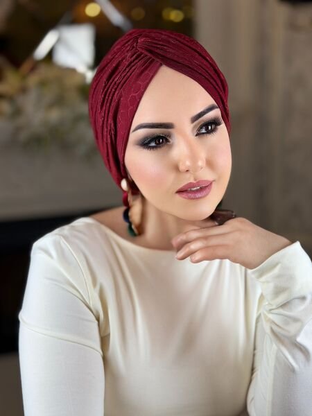 Bordo Dökümlü Düğüm Bone
