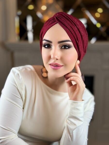 Bordo Dökümlü Düğüm Bone
