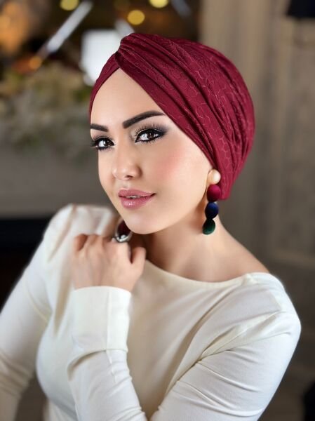 Bordo Dökümlü Düğüm Bone
