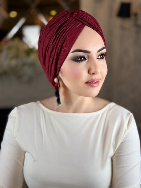 Bordo Dökümlü Düğüm Bone