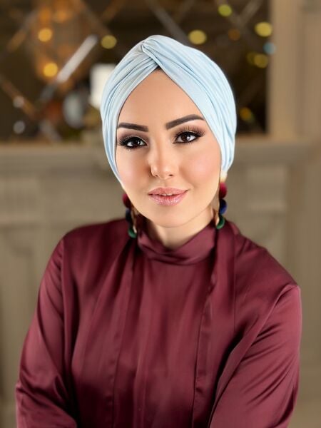 Bebe Mavi Düğüm Bone