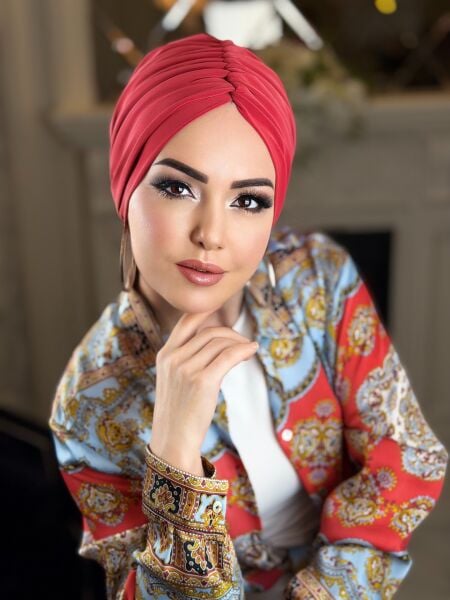 Nar Çiçeği Dökümlü Bone