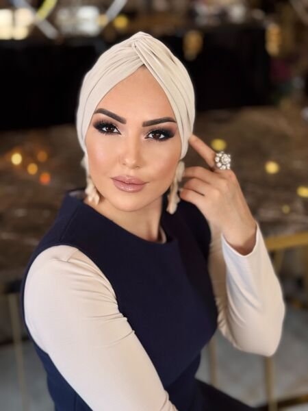 AÇIK BEJ DÜĞÜM BONE