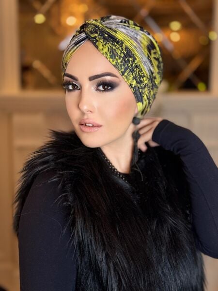 SİYAH NEON DESENLİ DÜĞÜM BONE