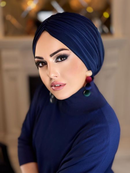 LACİVERT DÖKÜMLÜ BONE