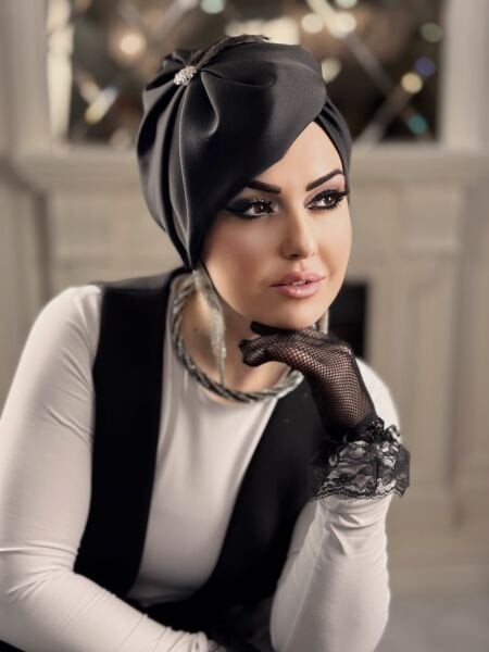 SİYAH MADAM ŞAPKA BONE