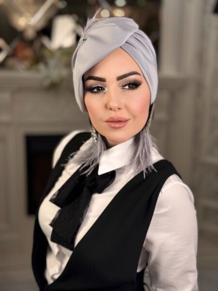 GRİ KURDALE MADAM ŞAPKA BONE