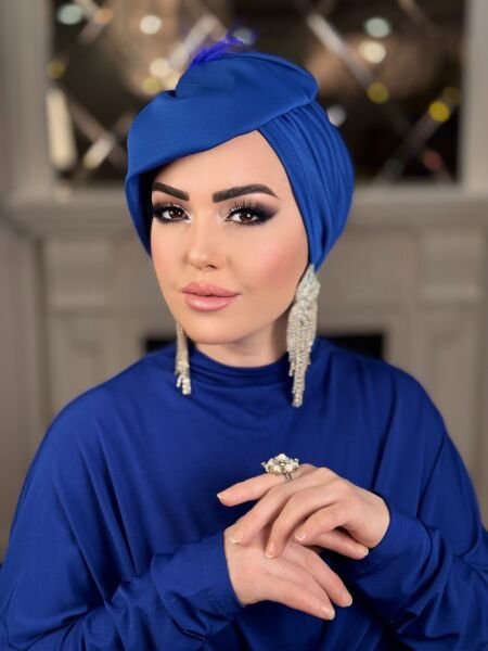 SAKS MAVİ MADAM ŞAPKA BONE