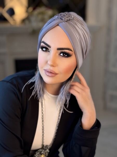 GRİ PAYETLİ ÇAPRAZ BONE